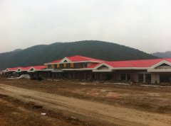 合水縣服務區(qū)樹脂瓦工程案例